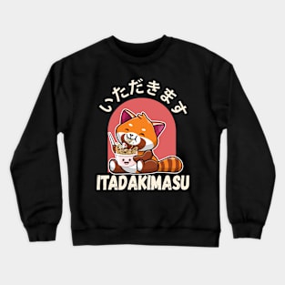 kawaii red panda Crewneck Sweatshirt